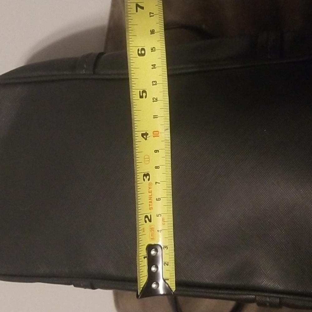Authentic Black Leather Coach handbag - Picture 7 of 8
